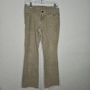 Eddie Bauer Curvy Bootcut Corduroy Pants Women’s  Size 10 Long Camel Beige